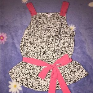 Candie’s Sleeveless Peplum Top Juniors US Size M